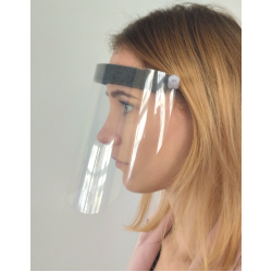 Przyłbica ochronna na gumce z gąbką Przyłbica ochronna na gumce z gąbką